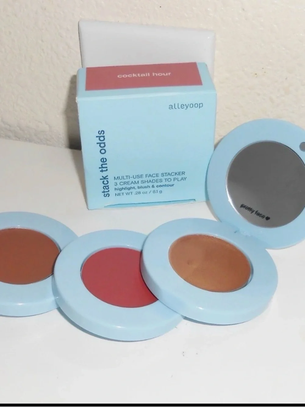 Alleyoop Stack The Odds Multi-Use Face Stacker in Cocktail Hour - 3 Cream Shades